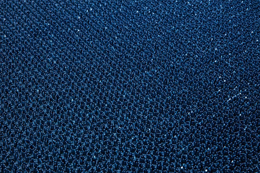Коврик синий металлик 40х60