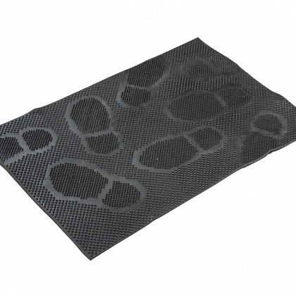 Коврик резиновый Следы (Shoe pad) 45х75