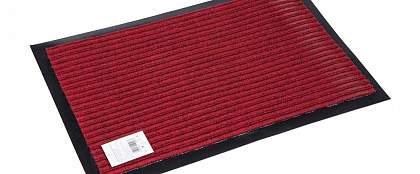 Коврик влаговпитывающий двухполосный стандарт 90х150 красный